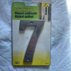 Number 7 house number
